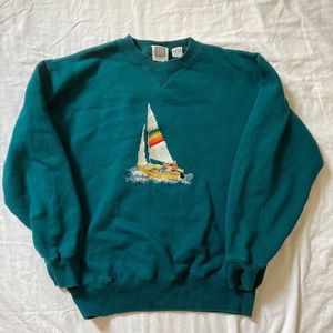 Vintage GAP Embroidered Pullover Sweatshirt